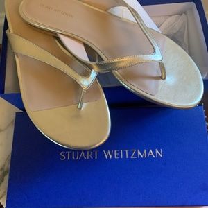 Stuart Weitzman NEW ALIGN SLIDE SANDAL (LEATHER) - Size 10 B [40.5 Euro]